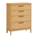 Bailey 4-Drawer Chest in Natural finish