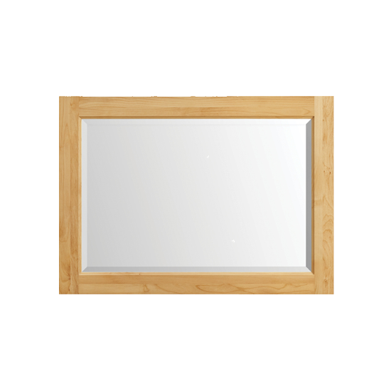 Bailey Rectangular Mirror in natural finish