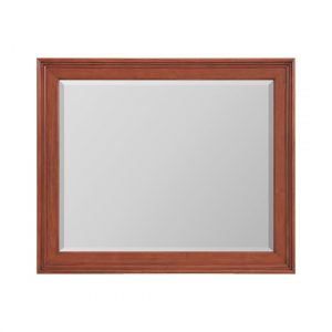 McKenzie Retangular Mirror in glazed antique cherry finish, oriented horizontally