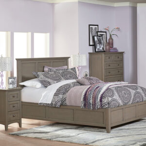 McKenzie Queen Classic Bed in fieldstone finish shown in bedroom set