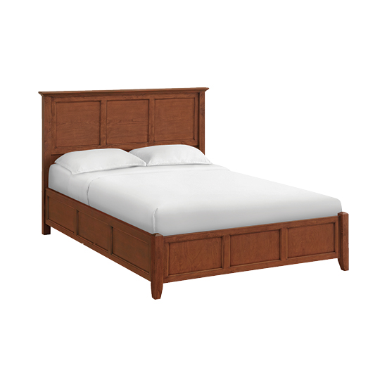 McKenzie Queen Classic Bed in Glazed Antique Cherry finish