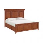 McKenzie King Grand Bed shown in glazed antique cherry finish