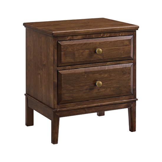 Virginia 2-Drawer Nightstand in Americano finish