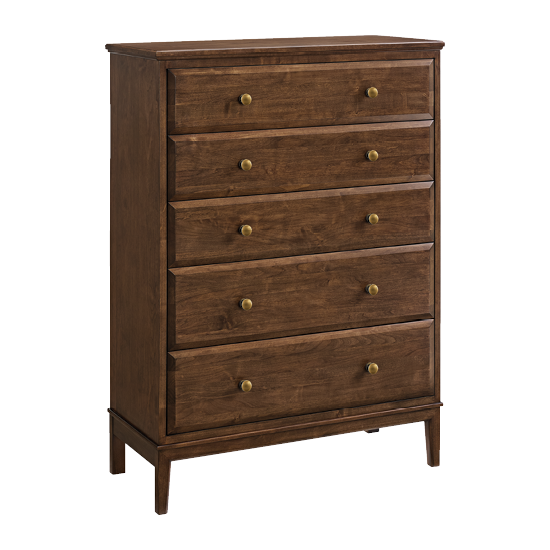 Virginia 5-Drawer Chest in Americano finish