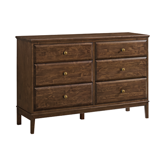 Virginia 60"W Low Dresser in Americano finish
