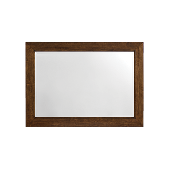 Virginia Bedroom Mirror, horizontal, in Americano finish