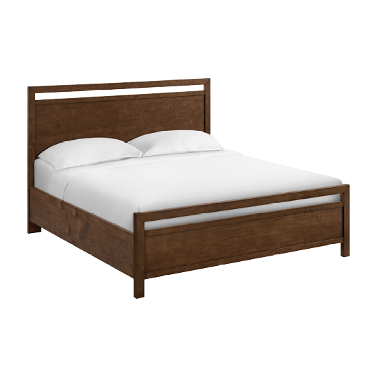 Virginia King Rail Bed in Americano finish