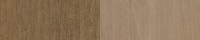 American Alder in Nutmeg and Almond finishes